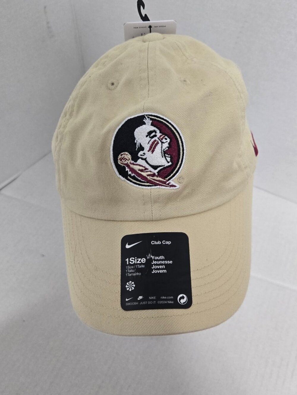 Nike Florida State Seminoles Youth Club Cap NWT NCAA Hat OSFM